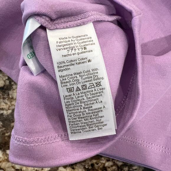 NWT J. Crew Lilac Purple Essential Short-Sleeve Crewneck Tee - Picture 6 of 10